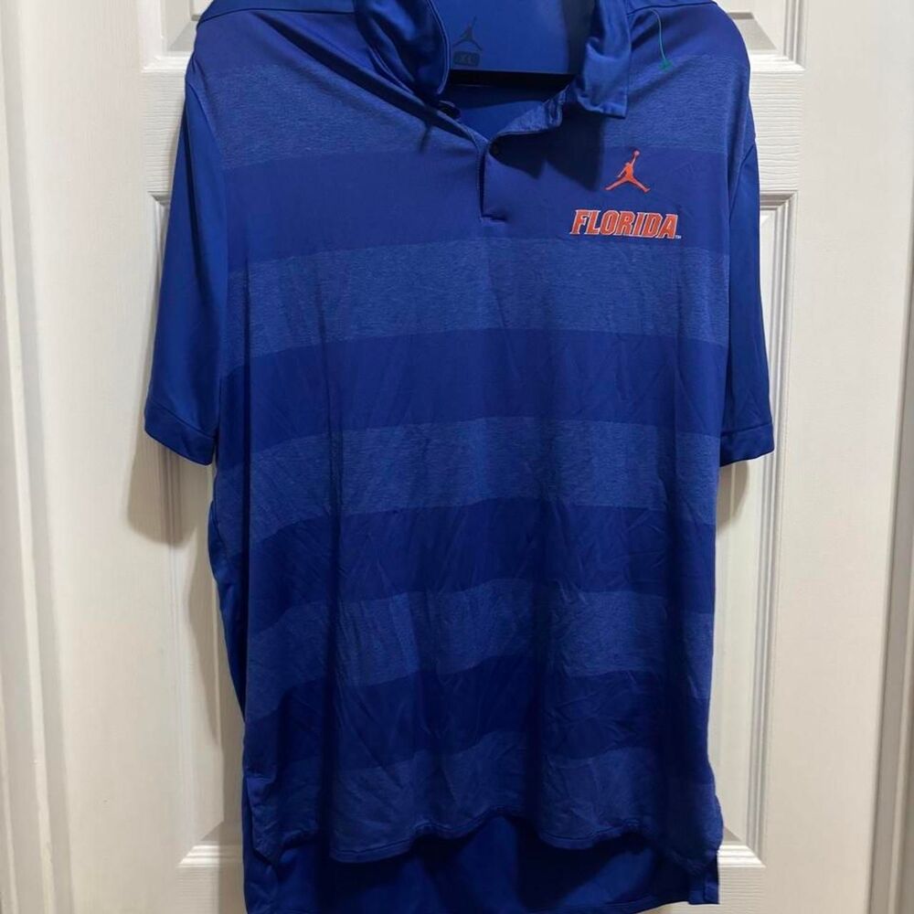 Jordan Men's Blue Polo-shirts